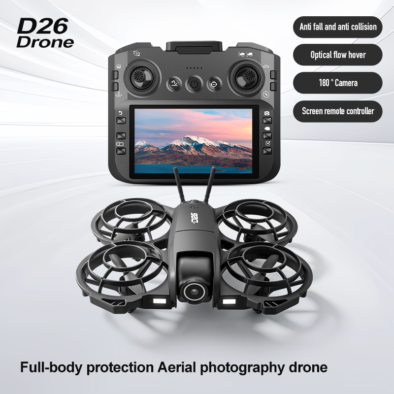 Дрон D26 4K Aerial HD 180 °    – обзор и цена Drone Controller Screen
