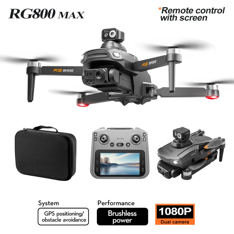 НОВЫЙ Дрон RG800 MAX 1080P HD- – обзор и цена Drone Controller Screen